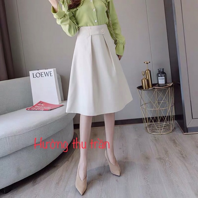 Chân váy công sở midi Chân váy chữ a qua gối | BigBuy360 - bigbuy360.vn