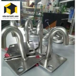 [SIÊU BỀN] Móc quạt trần inox có đế các cỡ
