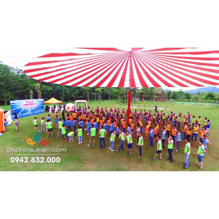 Dù tròn, dù sự kiện, dù che nắng, dù che sân trường đường kính 18m