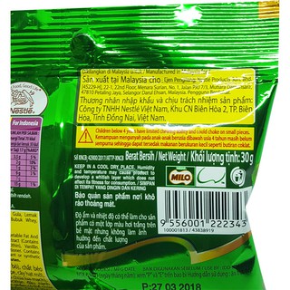 Gói Sôcôla viên Milo Nuggets 25g