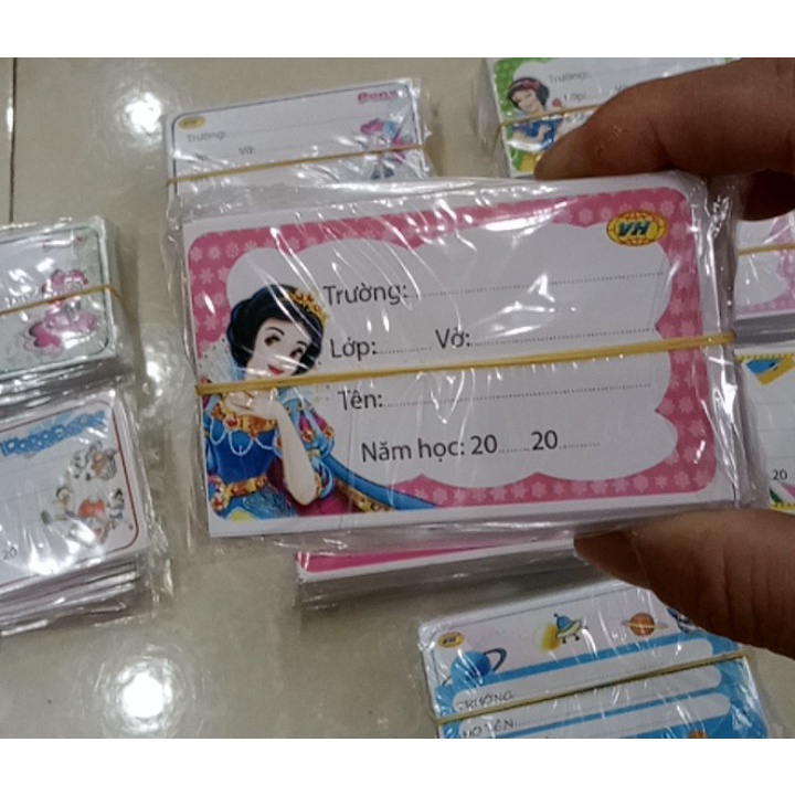 100 Chiếc Nhãn Vở Cắt To Đủ Nhiều Hình Ảnh Đẹp