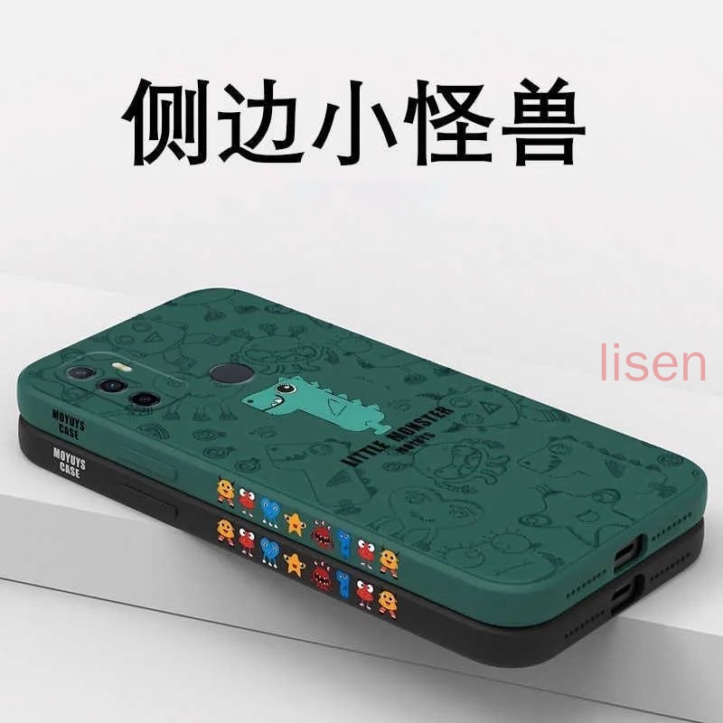 Ốp lưng oppo A53 Ốp Điện Thoại Họa Tiết Quái Vật Nhỏ Dễ Thương Cho OPPO A33 A92 A31 A9 2020 A5 2020 A54 A91 A15 A15S xgs