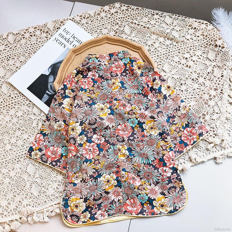 Đầm Sườn Xám Tay Loe Thời Trang Đáng Yêu Cho Bé Gái