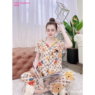 Pijama Lụa Mango Cao Cấp Dài F351 - Đồ Bộ Suli