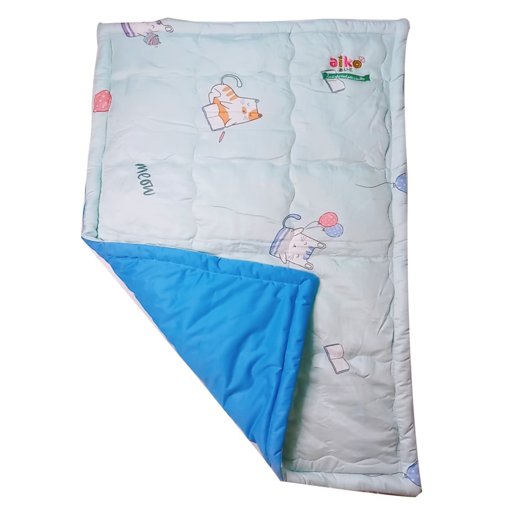 Nệm chống thấm cho bé Aiko vải tencel bạc hà 70*100cm