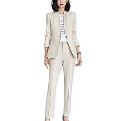 ZARA Đức - Áo blazer auth new tag cao cấp chính hãng có sẵn sale  2753/130 khoác cổ đứng bẻ màu kaki be vest công sở nữ