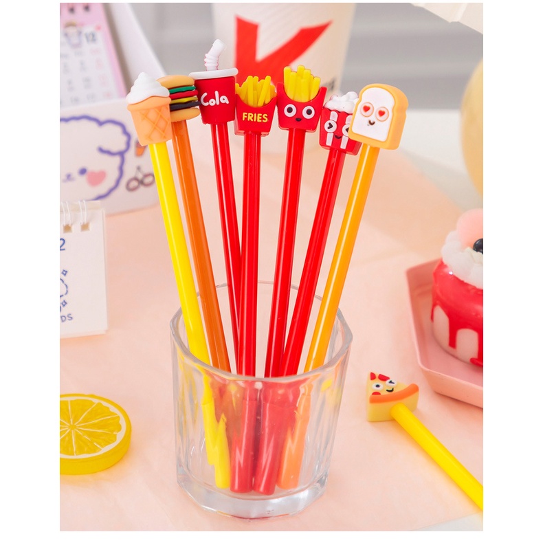 Bút Mực Gel Hình Hamburger Dễ Thương Sáng Tạo