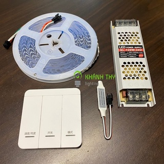 Led dây chạy đuổi 24v cuộn 10m lắp thanh nhôm âm trần thạch cao