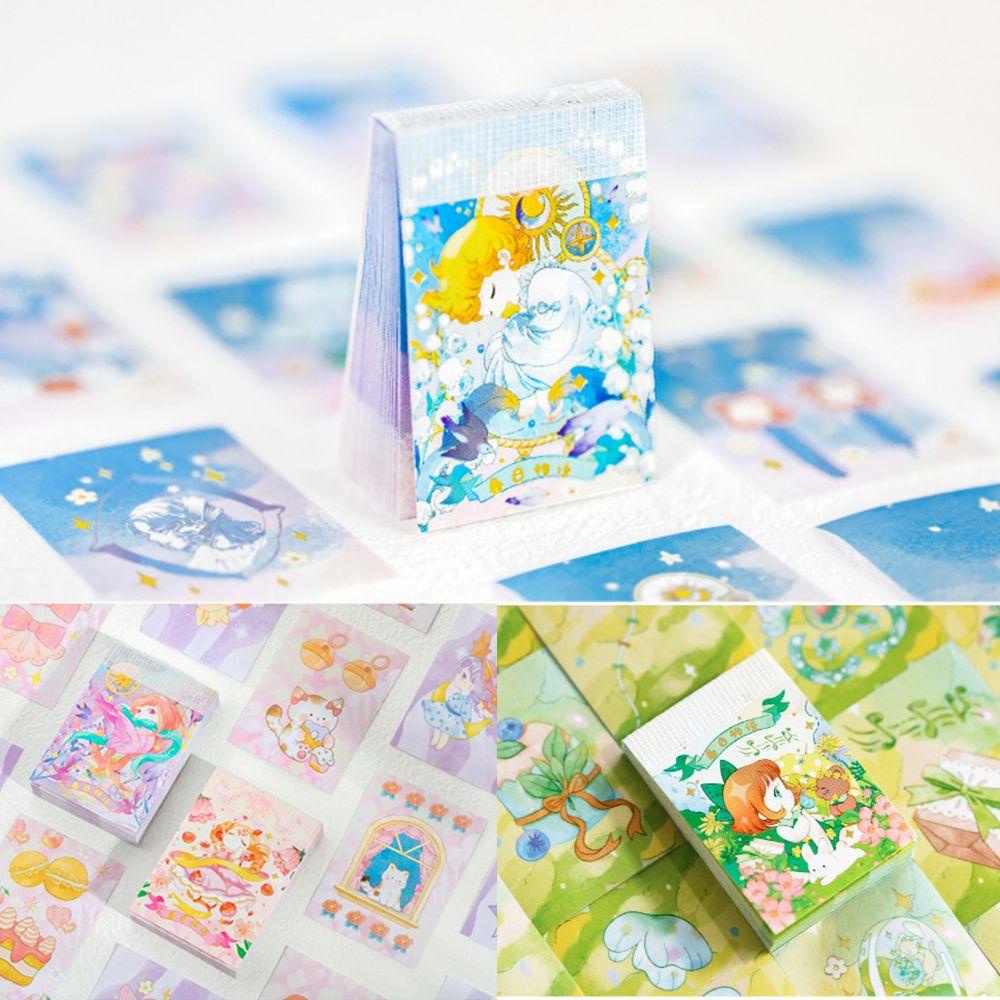 Bộ 50 Tờ Sticker Dán Trang Trí Điện Thoại, Nhật Ký