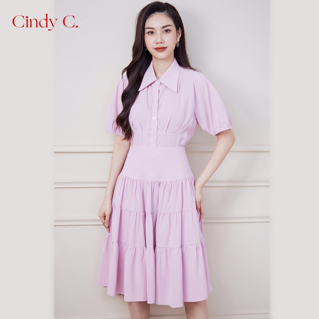 Áo sơ mi Caradoc CINDY C phong cách công sở thanh lịch 680