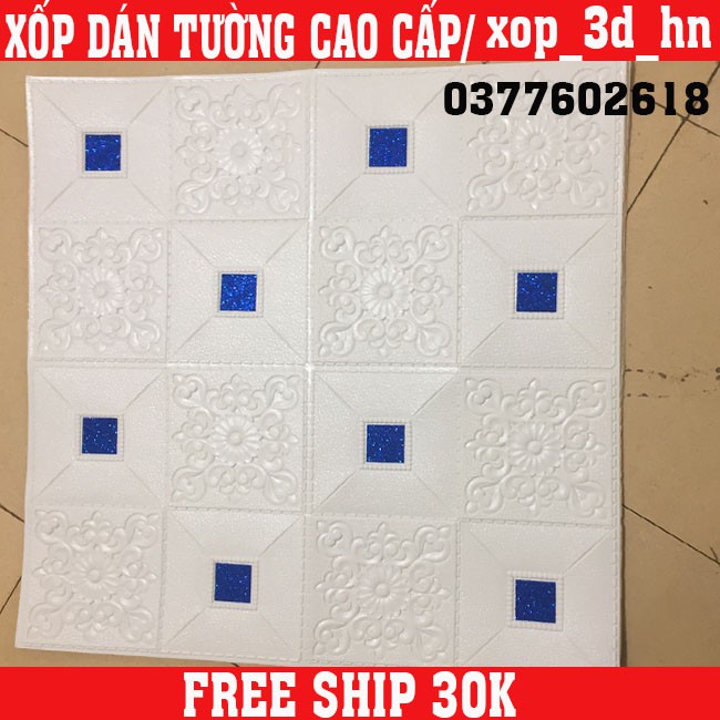 MIẾNG XỐP DÁN TƯỜNG LOẠI NHŨ 3D CÁCH ÂM CÁCH NHIỆT 70CM * 77CM | BigBuy360 - bigbuy360.vn
