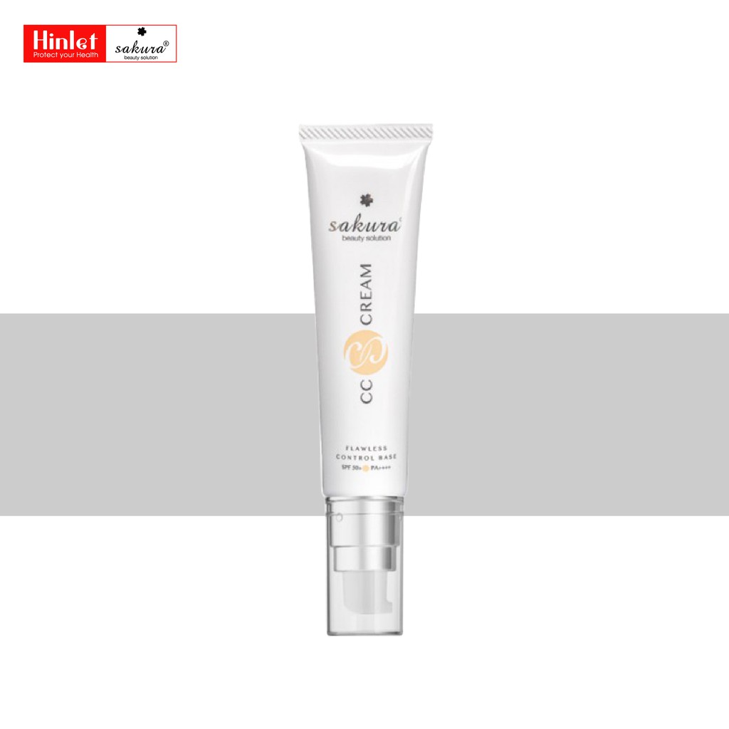 Kem Trang Điểm Chống Nắng Sakura CC Cream Flawless Control 40ml