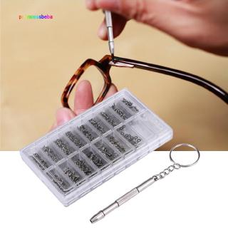 Bộ 1000 ốc vít nhỏ kèm dụng cụ vặn ốc vít sửa chữa mắt kính/đồng hồ/điện thoại/máy tính bảng tiện dụng