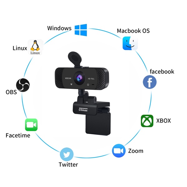Webcam Calimax Học online CL-WE1080P | BigBuy360 - bigbuy360.vn