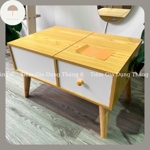 Miễn Ship  Bàn Trang Điểm Ngồi Bệt, Bàn phấn có gương mini gỗ MDF cao cấp chịu lực cao