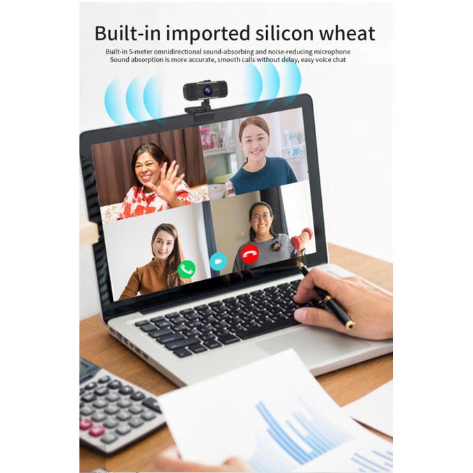 [ hot sale ] Camera USB W18 4K HD 1080P Kèm Micro Chất Lượng Cao Cho Máy Tính | BigBuy360 - bigbuy360.vn