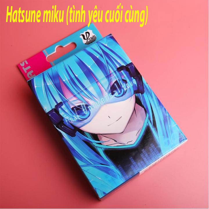 Bộ bài tú lơ khơ hatsune miku vocalod Sổ 54 ảnh khác nhau in hình anime manga tình yêu cuối cùng