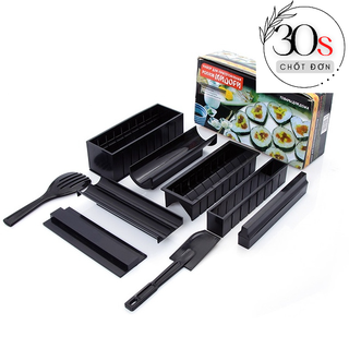 Bộ dụng cụ làm sushi 10 món chế biến món sushi