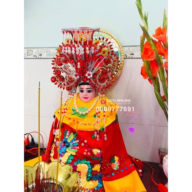 Áo có tay RỒNG PHỤNG cho tượng bà - AMC