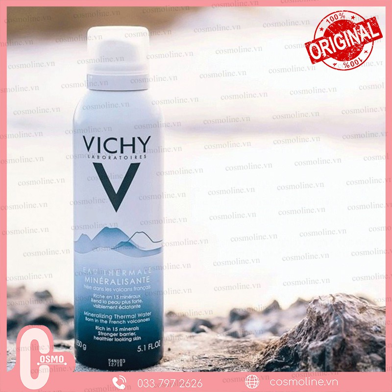 Xịt Khoáng Dưỡng Da VICHY 50ml [CHÍNH HÃNG] (VICHY Mineralizing Thermal Water 50ml)