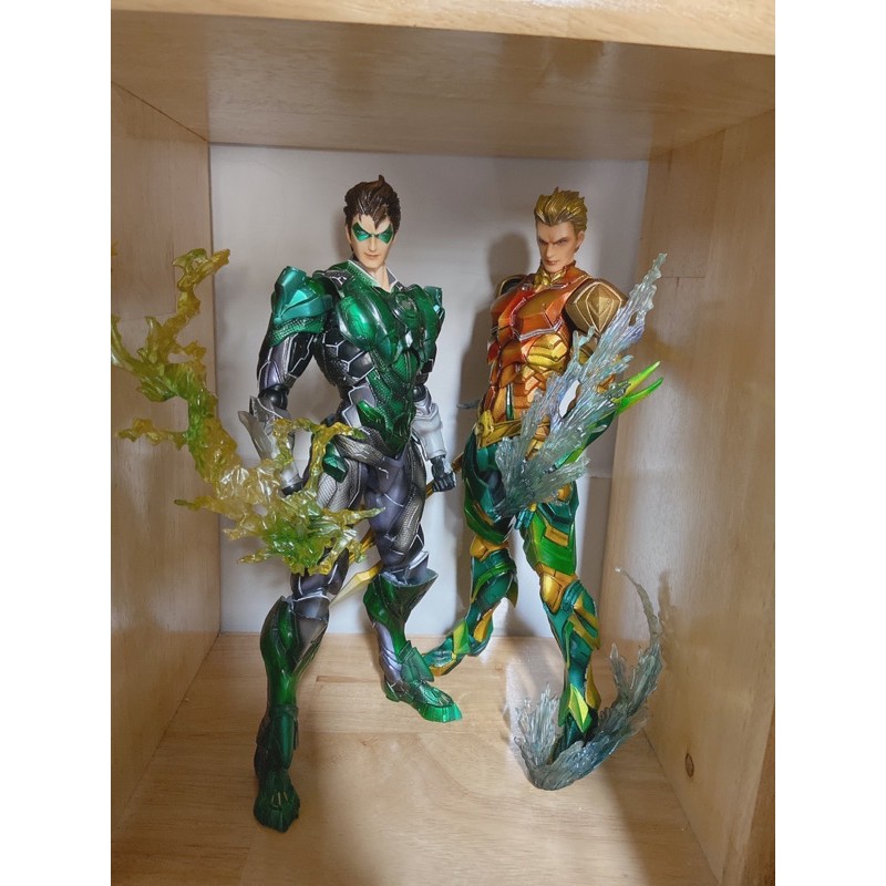 Set mô hình động Play Arts Kai Green Lantern & Aquaman