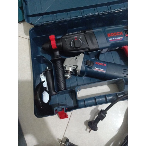 Bộ Combo Máy khoan bê tông Bosch và Máy cắt cầm tay Bosch