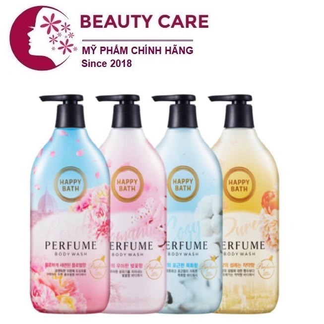 Sữa Tắm Dưỡng ẩm Hương Nước Hoa Happy Bath Perfume Body Wash 900g