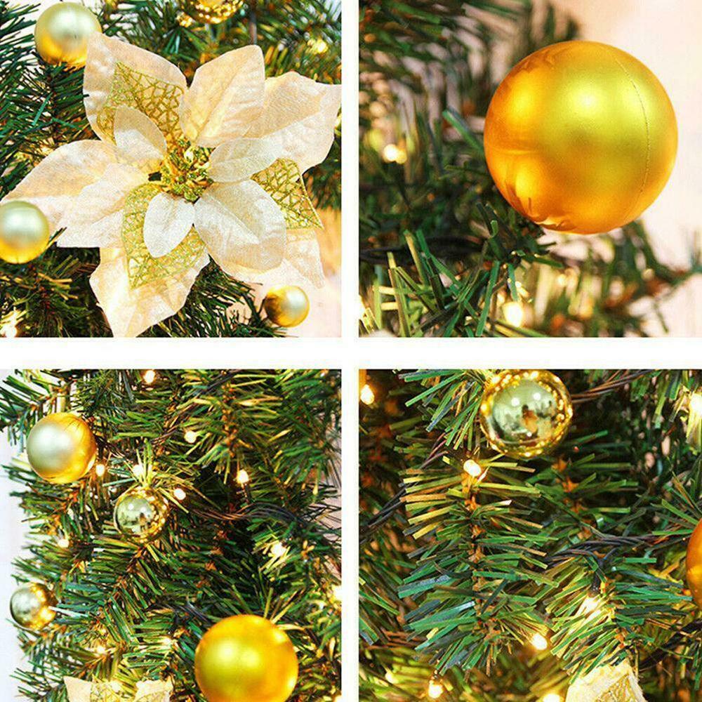 Vòng Hoa Thông Nhân Tạo 2.7M Độc Đáo Trang Trí Nhà Cửa Dịp Giáng Sinh