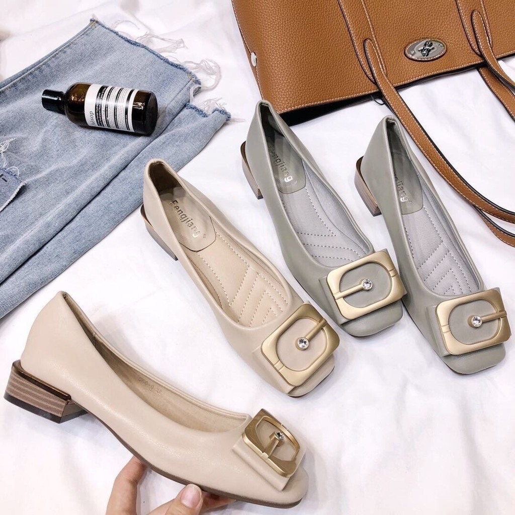 Búp bê mũi vuông gót gỗ 2p hàng fullbox  - 11LA | BigBuy360 - bigbuy360.vn