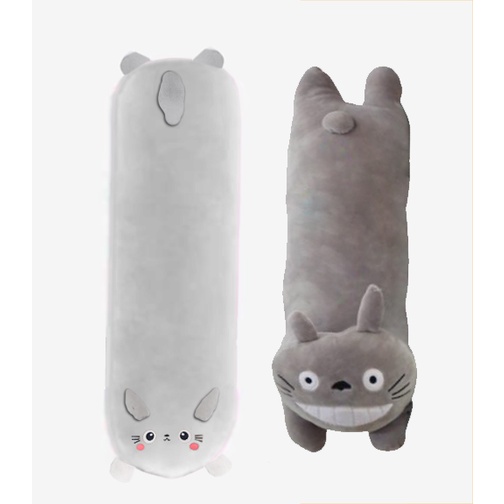 gấu bông dài totoro 50cm GBD13 dễ thương cute gối bông