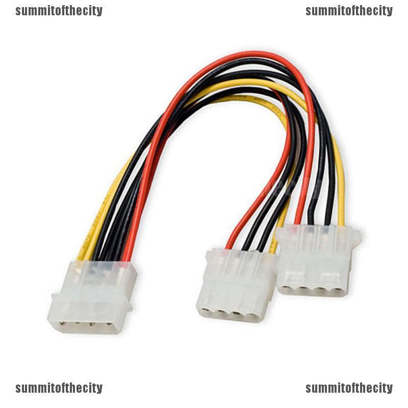 Dây Cáp Chia Nguồn Điện Ide 4pin Atx Molex 1 Male Sang 2 Female