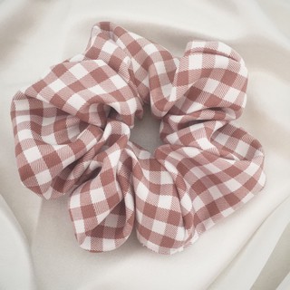 Scrunchie caro hồng