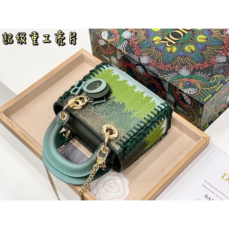 Túi xách Diỏr lady blink blink siêu xinh sz 17 hàng order