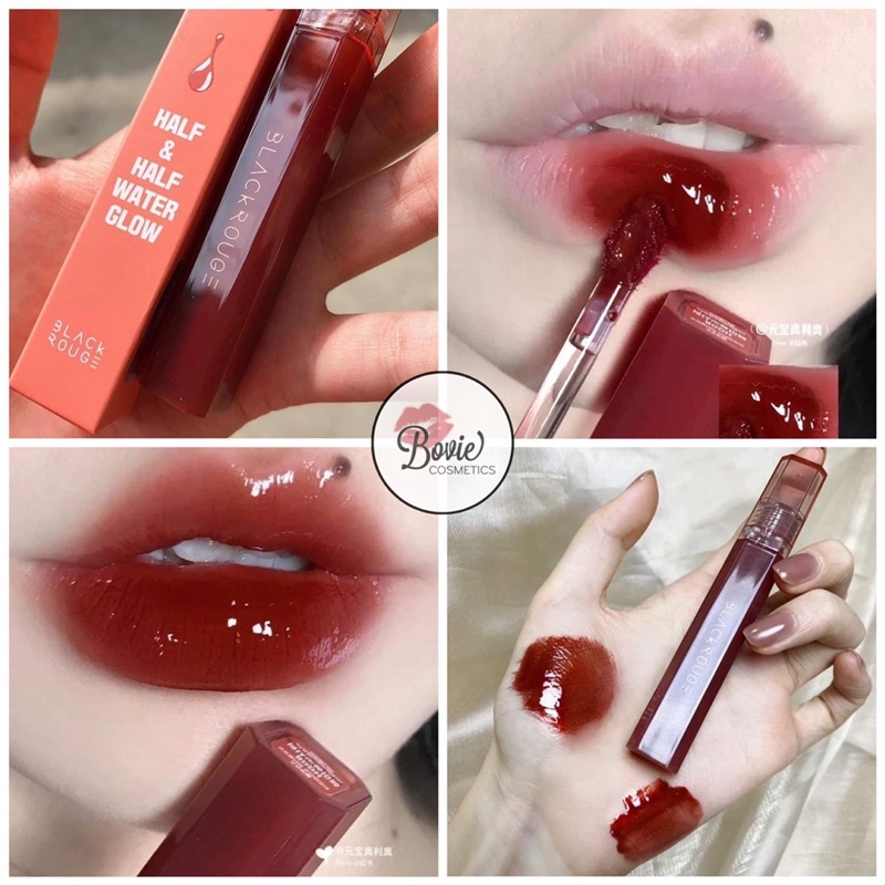 Son Tint Bóng Black Rouge Water Glow Tint HG08 Hazenut Syrup
