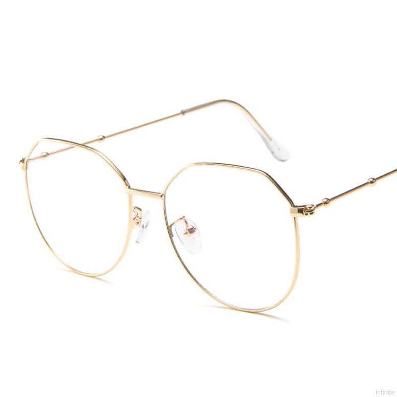 Kính mắt gọng kim loại kiểu dáng retro thời trang cho nữ | BigBuy360 - bigbuy360.vn