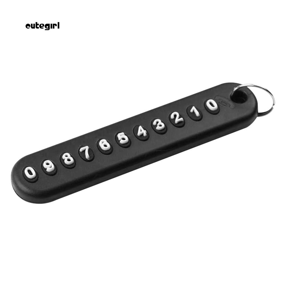 Móc chìa khóa chống thất lạc có thể gắn số điện thoại DIY | BigBuy360 - bigbuy360.vn