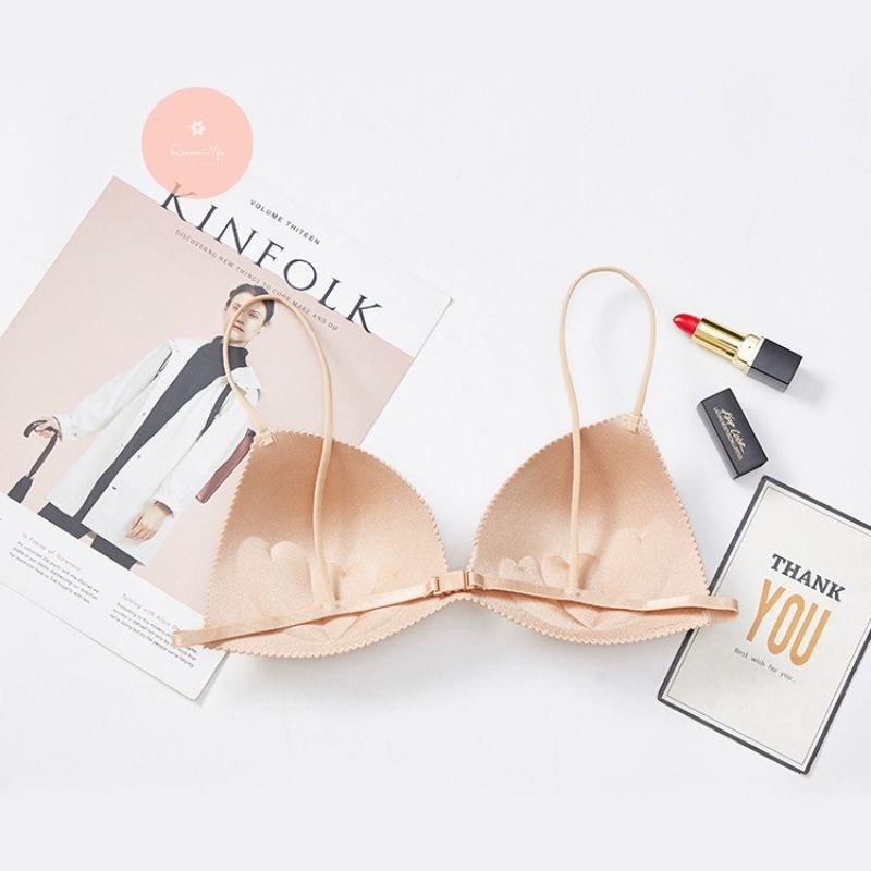 Áo bralette su đúc, bra mút trái tim nâng ngực dây mảnh sexy, Queenbra