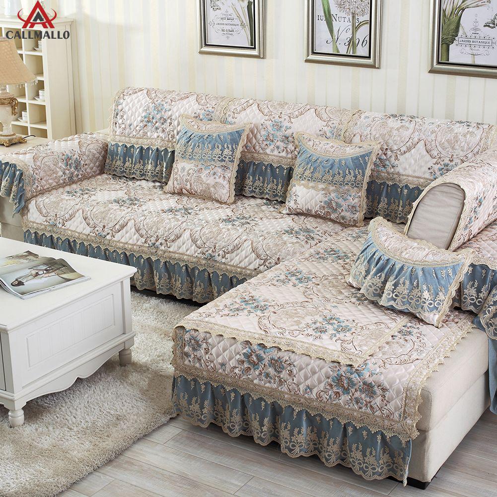 Áo Bọc Ghế Sofa Màu Xanh Dương Đậm Xinh Xắn