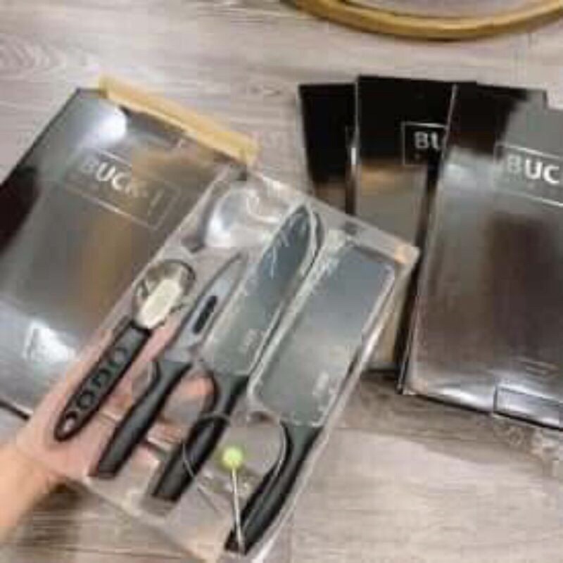 Bộ dao 5 món màu đen siêu xịn