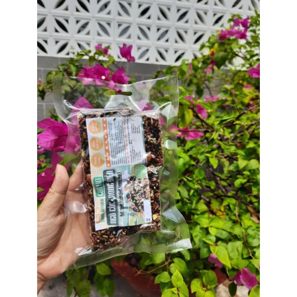 đồ ăn giảm cân-Thanh granola gạo lức ngũ cốc-chà bông 100gr