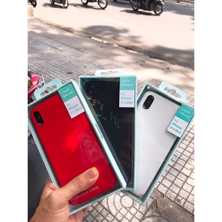 Ốp lưng chống bám bẩn Memumi LIQUID SILICONE cho iPhone XS MAX