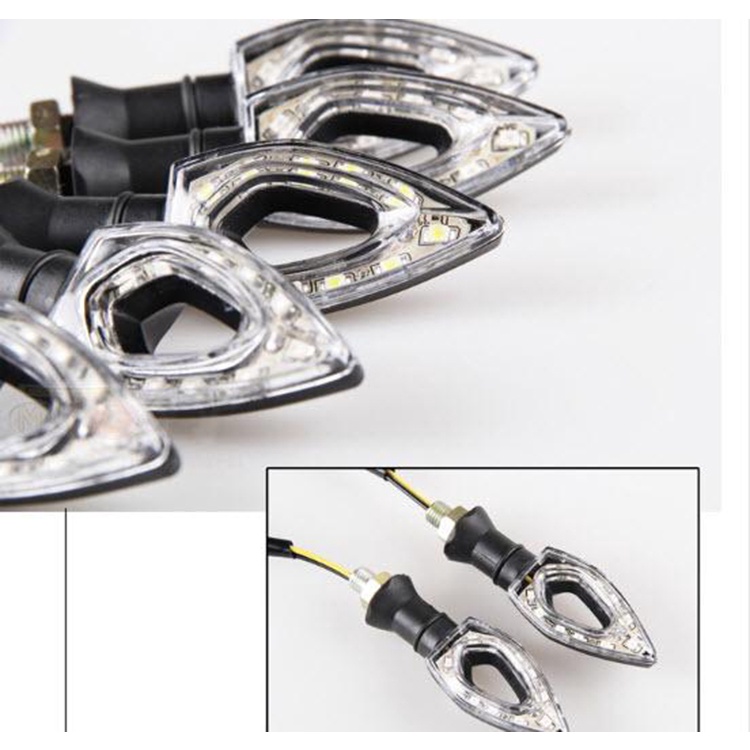 Cặp Đèn LED Xi Nhan Moto Hình Quả Nhót Cực Ngầu, đèn led siêu sáng đơn sắc, nổi bật trước đám đông Uy Tín BH 1 Đổi 1