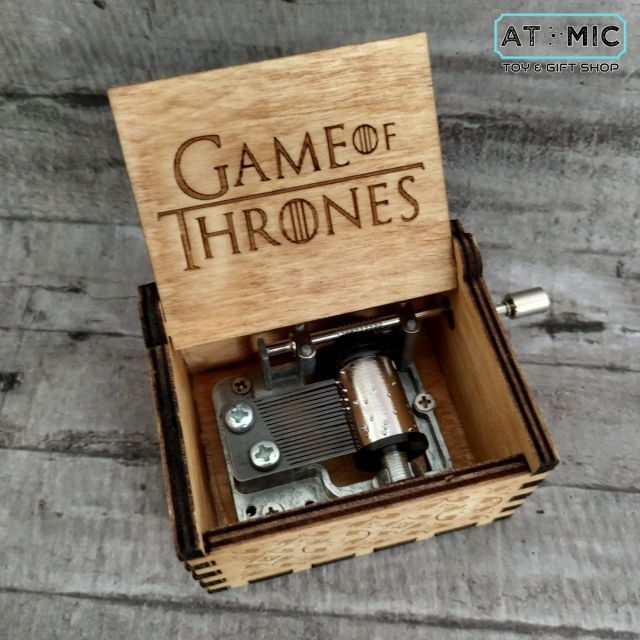 Hộp Nhạc Phim Game Of Thrones - Hộp Nhạc Gỗ Cơ Quay Tay Mini & Cổ Điển