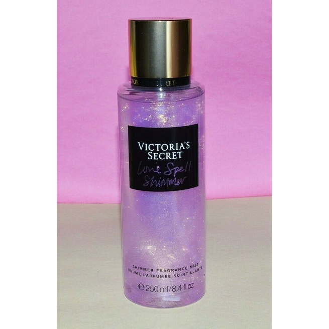 Xịt Toàn Thân Có Kim Tuyến Victoria's Secret Love Spell Shimmer Fragrance Mist 250ml