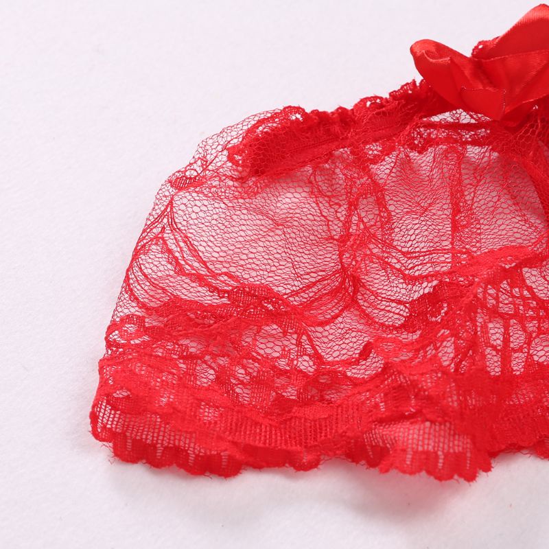 Quần lót ren lọt khe đính nơ gợi cảm 10MK | BigBuy360 - bigbuy360.vn