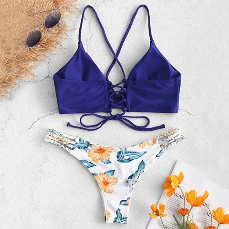 Bikini Hai Mảnh Họa Tiết Hoa Có Mút Nâng Ngực Cho Nữ | BigBuy360 - bigbuy360.vn