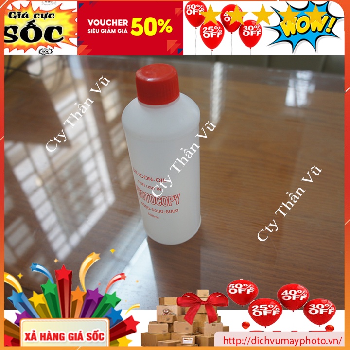 Mỡ sấy dầu ricoh dùng cho máy in máy photocopy loại 500ml hàng chất lượng MVP Thăng Long