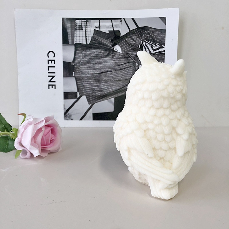 Khuôn Silicone Tạo Hình Chim Cú 3D Trang Trí Tiệc Cưới / Sinh Nhật DIY