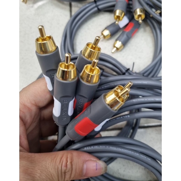 Dây 3ly-av , rca Belkin hàng  bãi  nguyên zin.