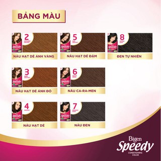Thuốc nhuộm tóc bạc Bigen Speedy Conditioning Color (Số 5)